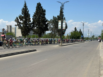 “Bakı–Xankəndi” Azərbaycan velosiped yarışının iştirakçıları Goranboy rayonunun ərazisindən keçdilər
