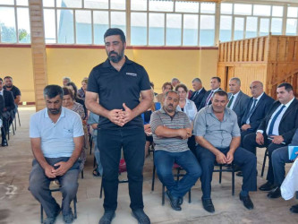 Goranboyda növbəti səyyar qəbul Nadirkənd kəndində keçirildi