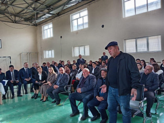 Quşçular kəndində səyyar qəbul keçirildi