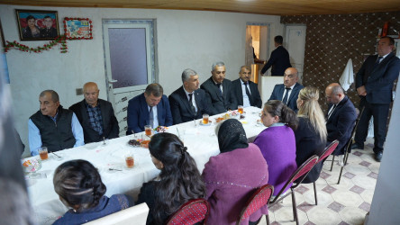 Goranboyda İcra başçısının Şəhid ailələrini ziyarəti davam edir
