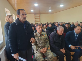 Balakürd kəndində səyyar qəbul keçirildi