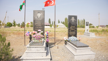 “27 sentyabr-Anım Günü” ilə bağlı Balakürd kənd qəbirstanlığında şəhidlərimizin məzarları ziyarət olundu