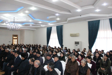 Qızılhacılı qəsəbəsində səyyar qəbul keçirildi