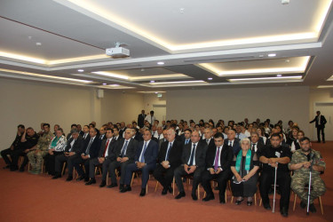 Goranboyda “15 iyun Milli Qurtuluş Günü” ilə bağlı “Ulu Öndər Heydər Əliyev müstəqil Azərbaycanın xilaskarıdır” mövzusunda tədbir