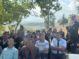 Goranboyda növbəti səyyar qəbul Mənəşli kəndində keçirildi
