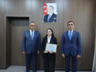 Goranboyda yüksək balnan ali məktəblərə qəbul olan məzunlarla görüş keçirildi