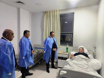 Goranboyda İcra Başçısı xəstəxanada müalicə alan şəhid atalarını ziyarət etdi