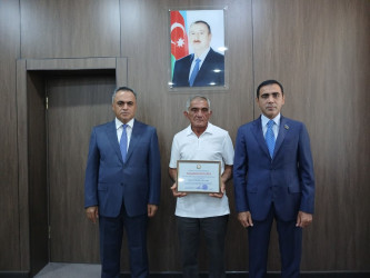 Goranboyda yüksək balnan ali məktəblərə qəbul olan məzunlarla görüş keçirildi