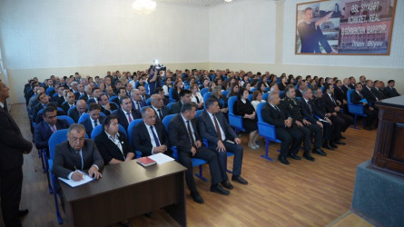 Goranboyda Yeni Azərbaycan Partiyasının VIII Qurultayı ilə bağlı tədbir keçirildi