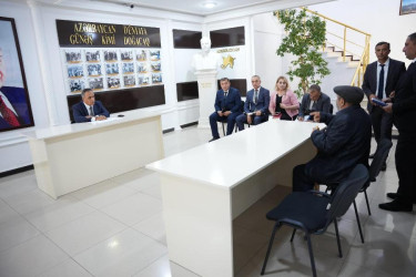Goranboy rayon İcra Hakimiyyətində vətəndaşların növbəti qəbulu keçirildi
