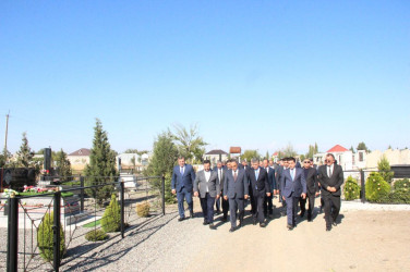 “27 sentyabr-Anım Günü”nün beşinci ildönümü ilə bağlı Balakürd qəbirstanlığında və Şəhidlər Xiyabanında şəhidlərimizin məzarları ziyarət olundu