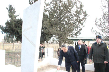 Goranboyda 20 yanvar faciəsinin 35-ci ildönümü ilə bağlı Muzdurlar kəndində şəhidlərimizin məzarları ziyarət olundu.