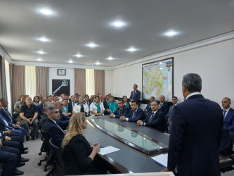 Goranboyda Dövlət Suverenliyi Günü ilə bağlı tədbir keçirildi
