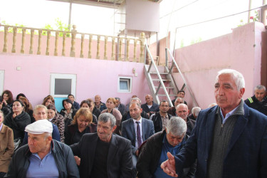Xoylu kəndində səyyar qəbul keçirildi
