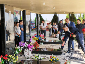 “27 sentyabr-Anım Günü” ilə bağlı Balakürd kənd qəbirstanlığında şəhidlərimizin məzarları ziyarət olundu