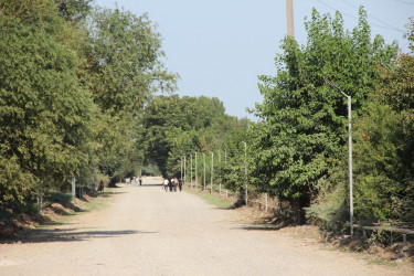 Goranboyda icra başçısı yolun cari təmirindən sonrakı vəziyyətinə baxış keçirdi