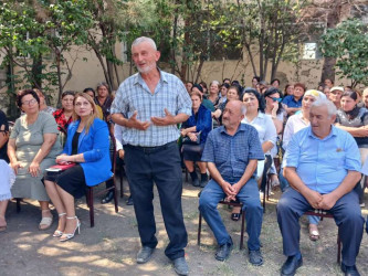 Goranboyda növbəti səyyar qəbul Borsunlu kəndində keçirildi