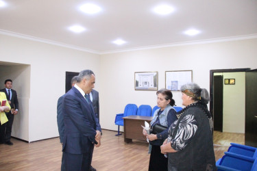 Goranboy rayon İcra Hakimiyyətində vətəndaşlar qəbul edildi, müraciətləri dinlənildi