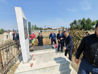 “27 sentyabr-Anım Günü” ilə bağlı Balakürd kənd qəbirstanlığında şəhidlərimizin məzarları ziyarət olundu