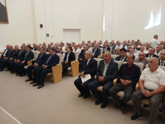 Goranboy rayon Ağsaqqallar Şurasının hesabat-seçki iclası keçirildi