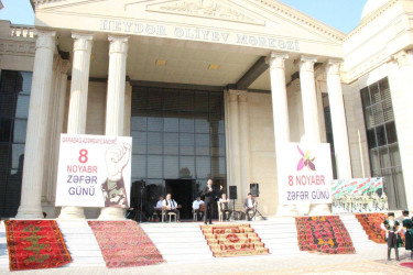 Goranboyda “8 noyabr-Zəfər Günü” ilə bağlı ümumrayon tədbiri keçirildi