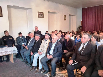Nizami kəndində səyyar qəbul keçirildi