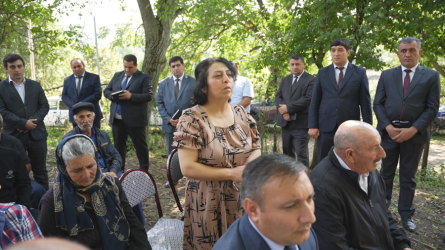Goranboyda növbəti səyyar qəbul Buzluq kəndində keçirildi