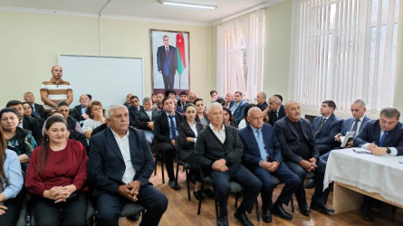 Goranboyda növbəti səyyar qəbul Şadılı kəndində keçirildi