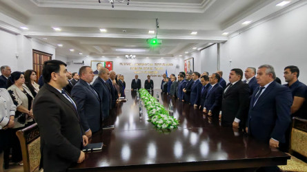 Yeni Azərbaycan Partiyasının Goranboy rayon təşkilatının təsis edilməsinin 33-cü ildönümü ilə bağlı tədbir keçirildi