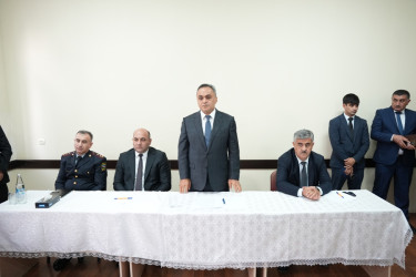 Goranboyda növbəti səyyar qəbul Şadılı kəndində keçirildi