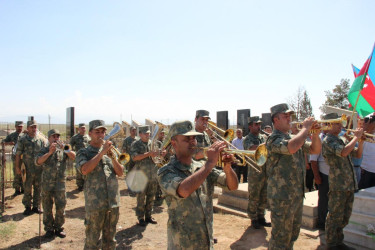 Şəhid Novruzov Niyaz İlyas oğlunun dəfn mərasimi