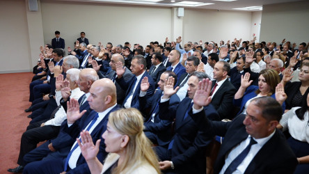 Yeni Azərbaycan Partiyası Goranboy rayon təşkilatının XI konfransı keçirildi