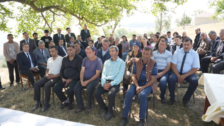 Goranboyda növbəti səyyar qəbul Mənəşli kəndində keçirildi