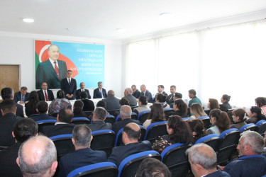 Goranboyda növbəti səyyar qəbul Qarqucaq kəndində keçirildi