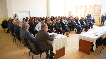 Goranboyda növbəti səyyar qəbul Goranlı kəndində keçirildi