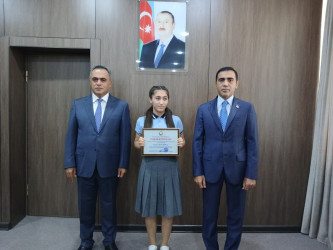 Goranboyda yüksək balnan ali məktəblərə qəbul olan məzunlarla görüş keçirildi