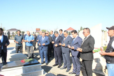 “27 sentyabr-Anım Günü”nün beşinci ildönümü ilə bağlı Balakürd qəbirstanlığında və Şəhidlər Xiyabanında şəhidlərimizin məzarları ziyarət olundu