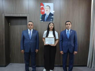 Goranboyda yüksək balnan ali məktəblərə qəbul olan məzunlarla görüş keçirildi