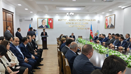 Yeni Azərbaycan Partiyasının Goranboy rayon təşkilatının təsis edilməsinin 33-cü ildönümü ilə bağlı tədbir keçirildi