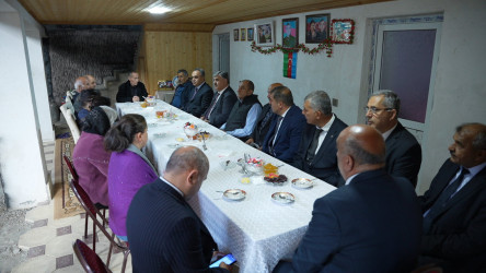 Goranboyda İcra başçısının Şəhid ailələrini ziyarəti davam edir
