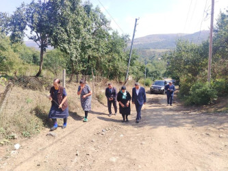 Goranboyda növbəti səyyar qəbul Buzluq kəndində keçirildi