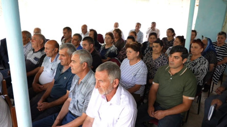 Goranboyda növbəti səyyar qəbul Gürzallar kəndində keçirildi