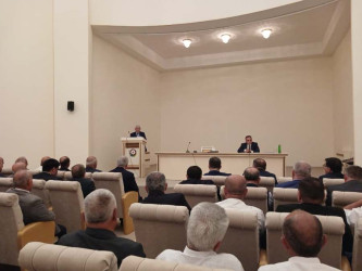 Goranboy rayon Ağsaqqallar Şurasının hesabat-seçki iclası keçirildi