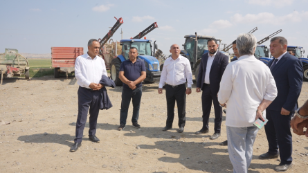 Goranboyda aqrar sahədə yeni layihələrin icrası ilə bağlı monitorinq aparıldı