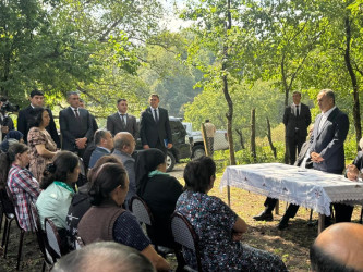 Goranboyda növbəti səyyar qəbul Buzluq kəndində keçirildi