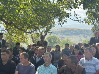 Goranboyda növbəti səyyar qəbul Mənəşli kəndində keçirildi