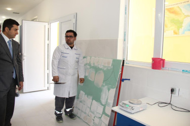 Qazanbulaq qəsəbəsi müasir astar və üzlük gips məmulatları zavodu