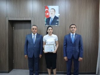 Goranboyda yüksək balnan ali məktəblərə qəbul olan məzunlarla görüş keçirildi