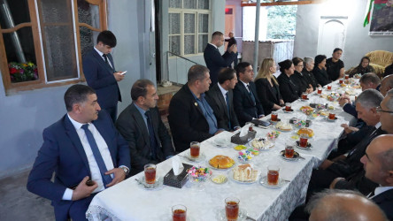 Goranboyda İcra başçısının Şəhid ailələrini ziyarəti davam edir