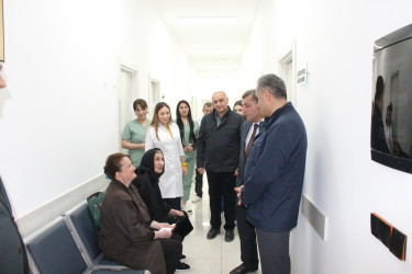 Goranboy rayon İcra Hakimiyyətinin başçısı Sağlamlıq Klinikasının fəaliyyəti ilə tanış oldu